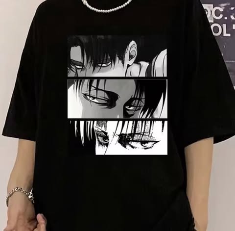 Tee Shirt Levi Ackerman - L'attaque Des Titans